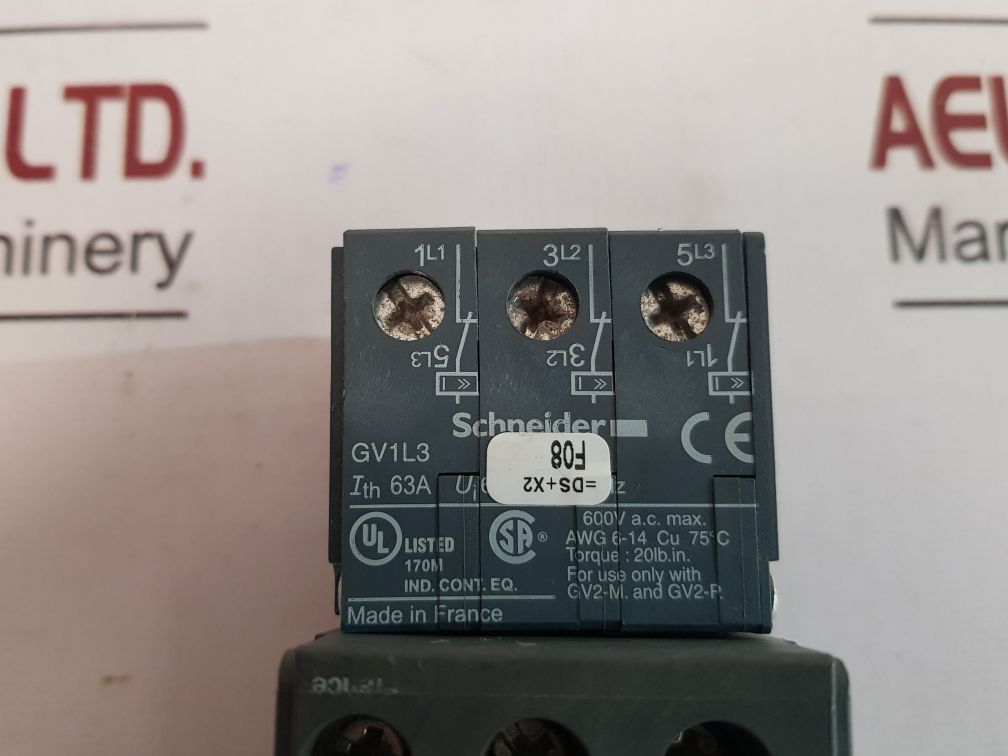 Schneider/Telemecanique Square D Gv2-g05 Terminal Block