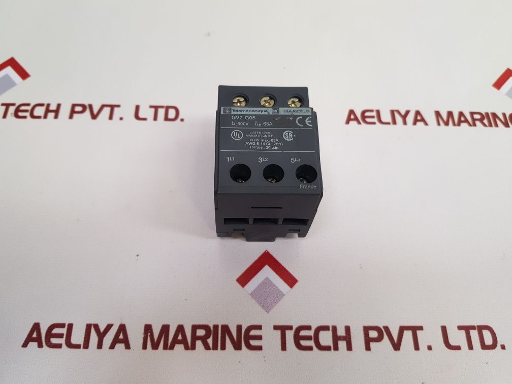 Telemecanique Gv2-g05 Terminal Block Used