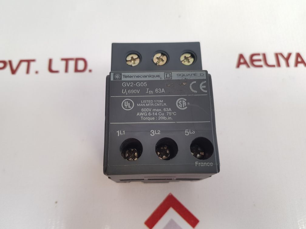 Telemecanique Gv2-g05 Terminal Block Used