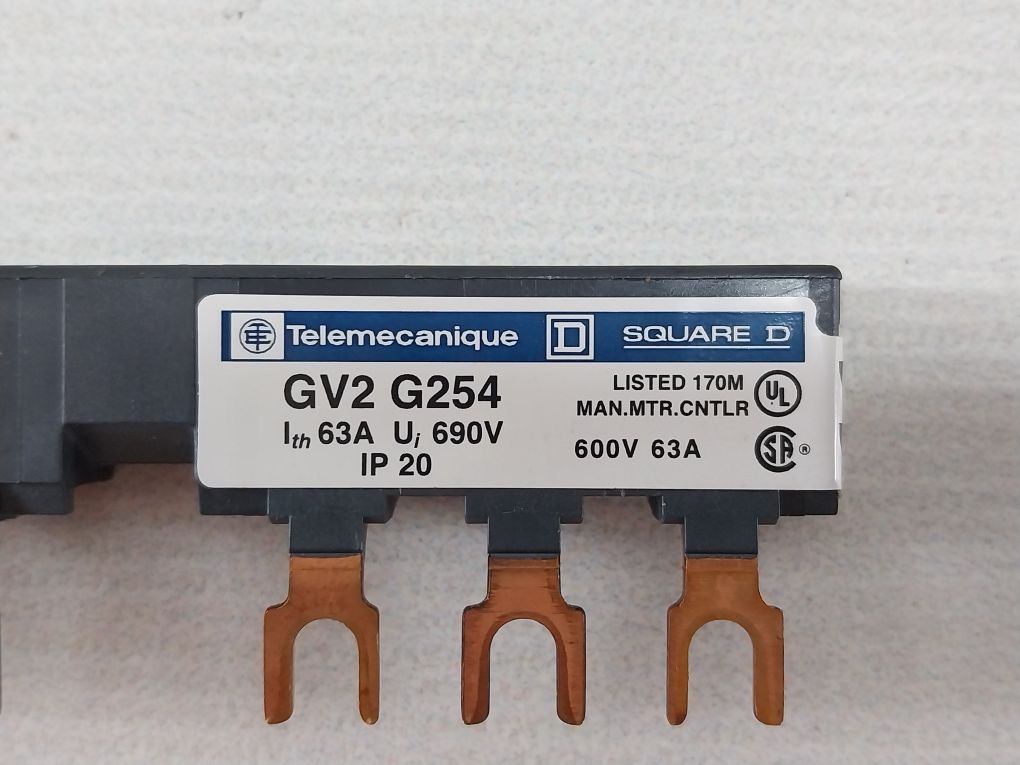 Telemecanique Gv2-m03 Motor Circuit Breaker Gv2 G254 Busbar & H07V2-k Wire Set