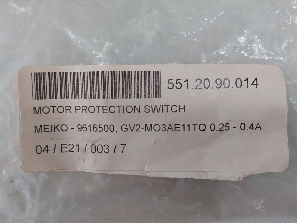 Telemecanique Gv2-m03 Motor Circuit Breaker Gv2 G254 Busbar & H07V2-k Wire Set