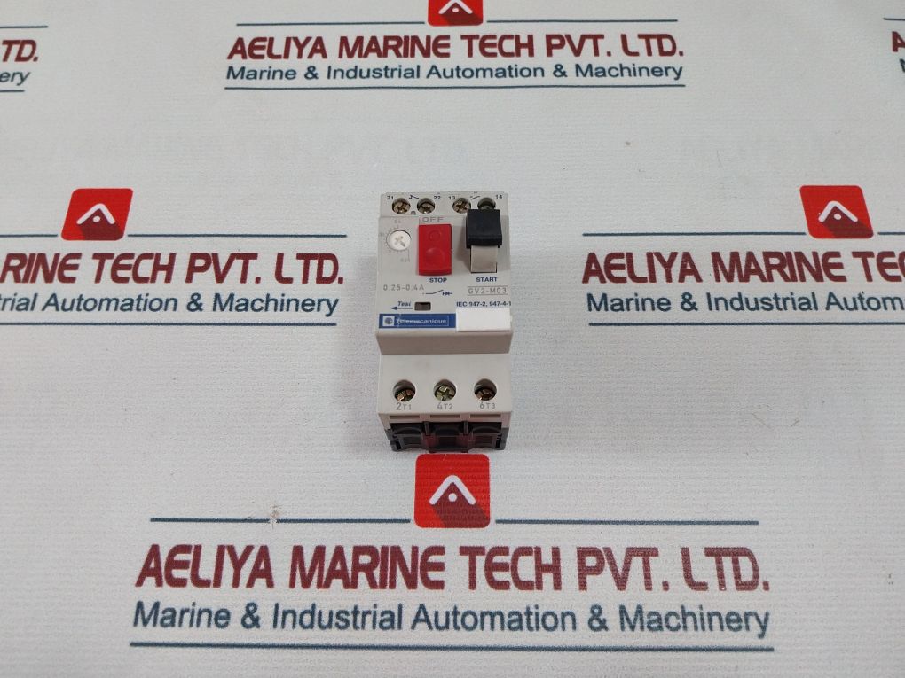 Telemecanique Gv2-m03 Motor Circuit Breaker Gv2 G254 Busbar & H07V2-k Wire Set