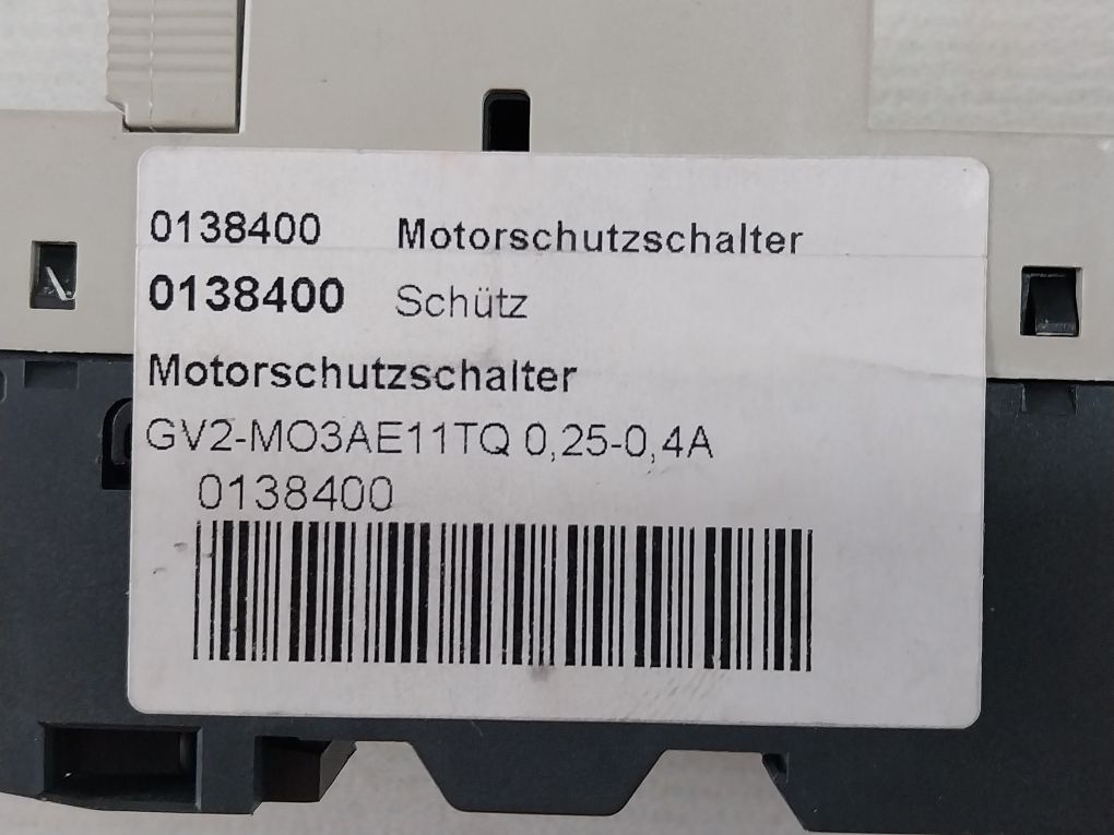 Telemecanique Gv2-m03 Motor Circuit Breaker Gv2 G254 Busbar & H07V2-k Wire Set