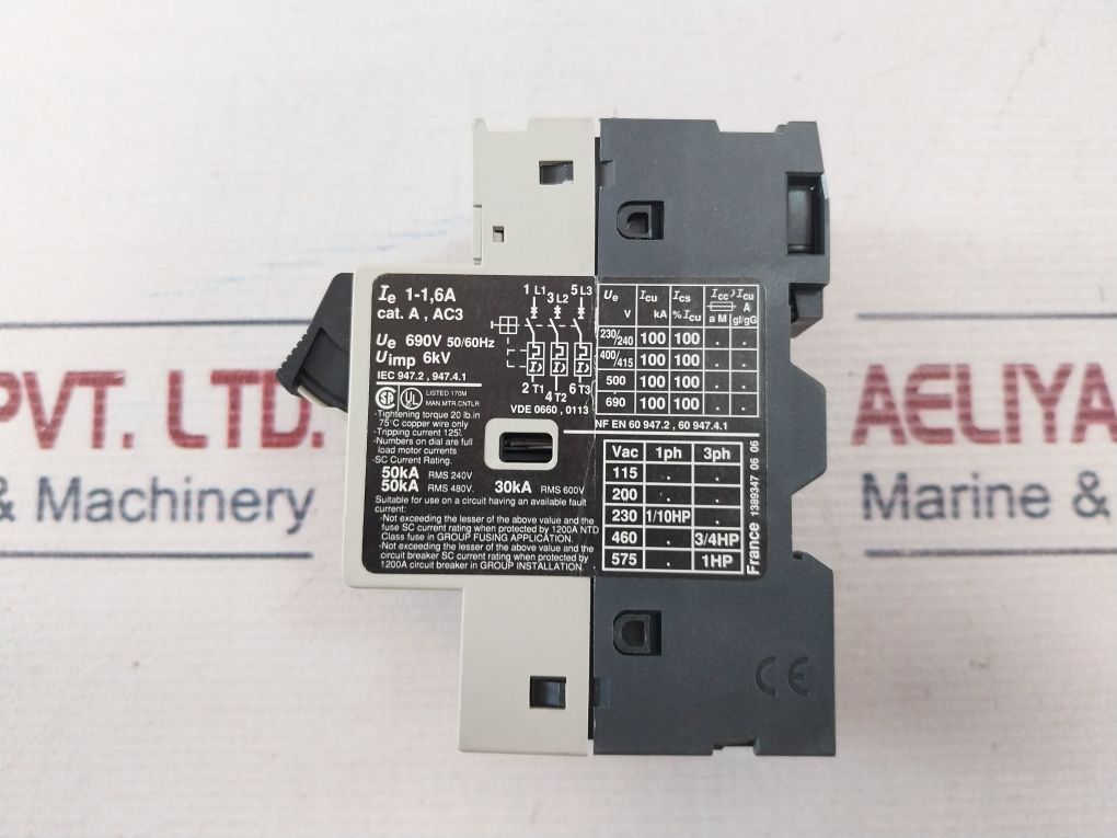 Telemecanique Gv2-m06 Motor Circuit Breaker