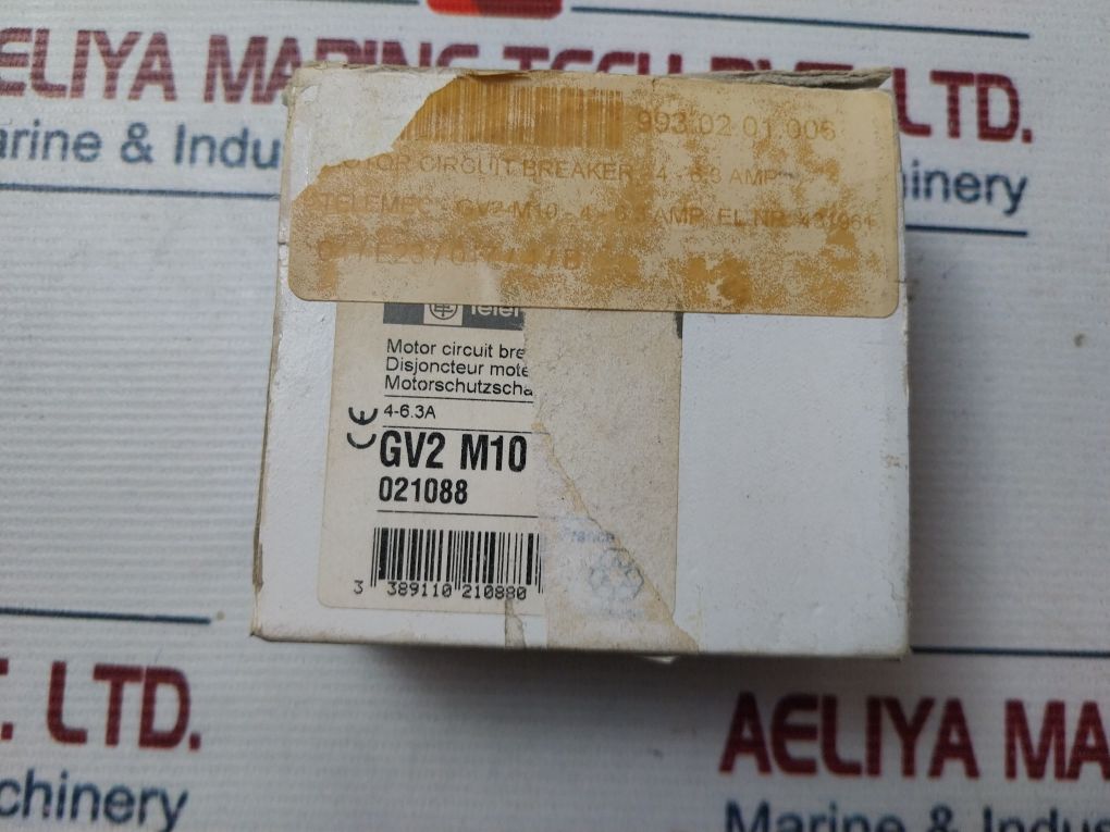 Telemecanique Gv2-m10 Motor Circuit Breaker 6Kv