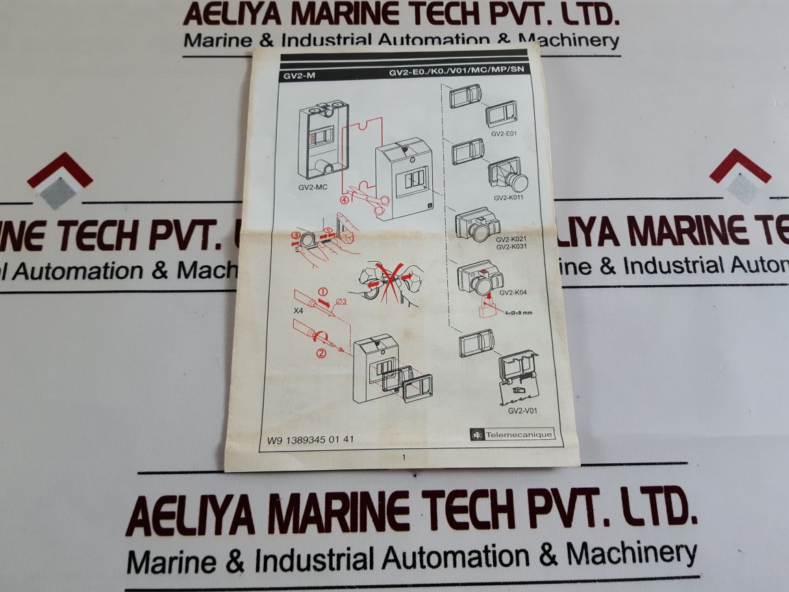 Telemecanique Gv2-mc02 Enclosure