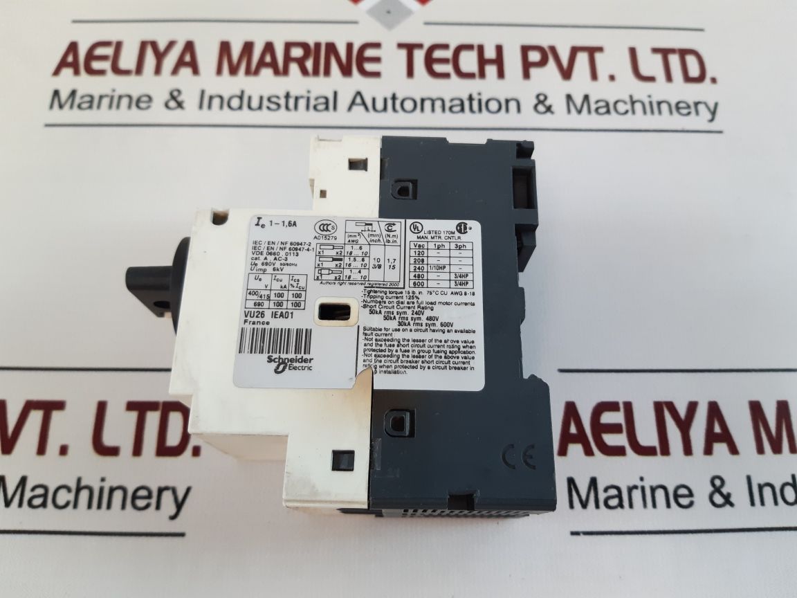 Telemecanique Gv2-p061-1.6A Motor Circuit Breaker
