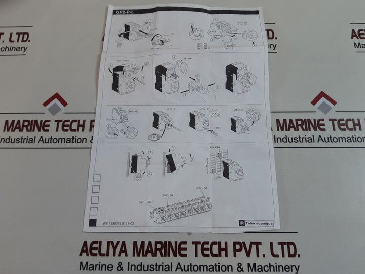 Telemecanique Gv2-p14/6-10A Motor Circuit Breaker
