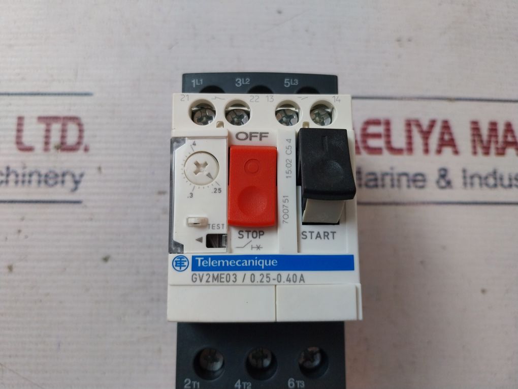 Telemecanique Gv2 Me03/0.25-0.40A Circuit Breaker Kit