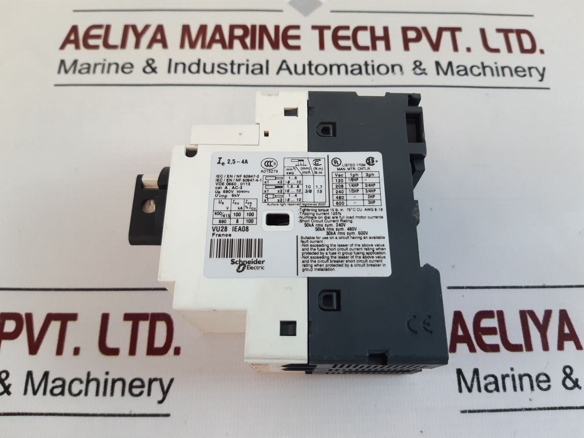 Telemecanique Gv2 –P 08/2.5-4A Motor Starter Circuit Breaker
