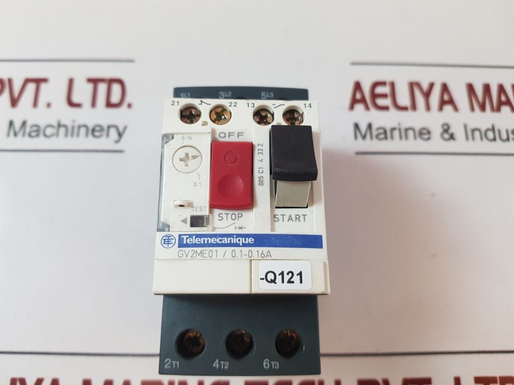 Telemecanique Gv2Me01/0.1-0.16A Motor Starter Circuit Breaker