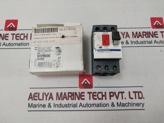 Telemecanique Gv2Me05/0.63-1A Motor Protection Circuit Breaker