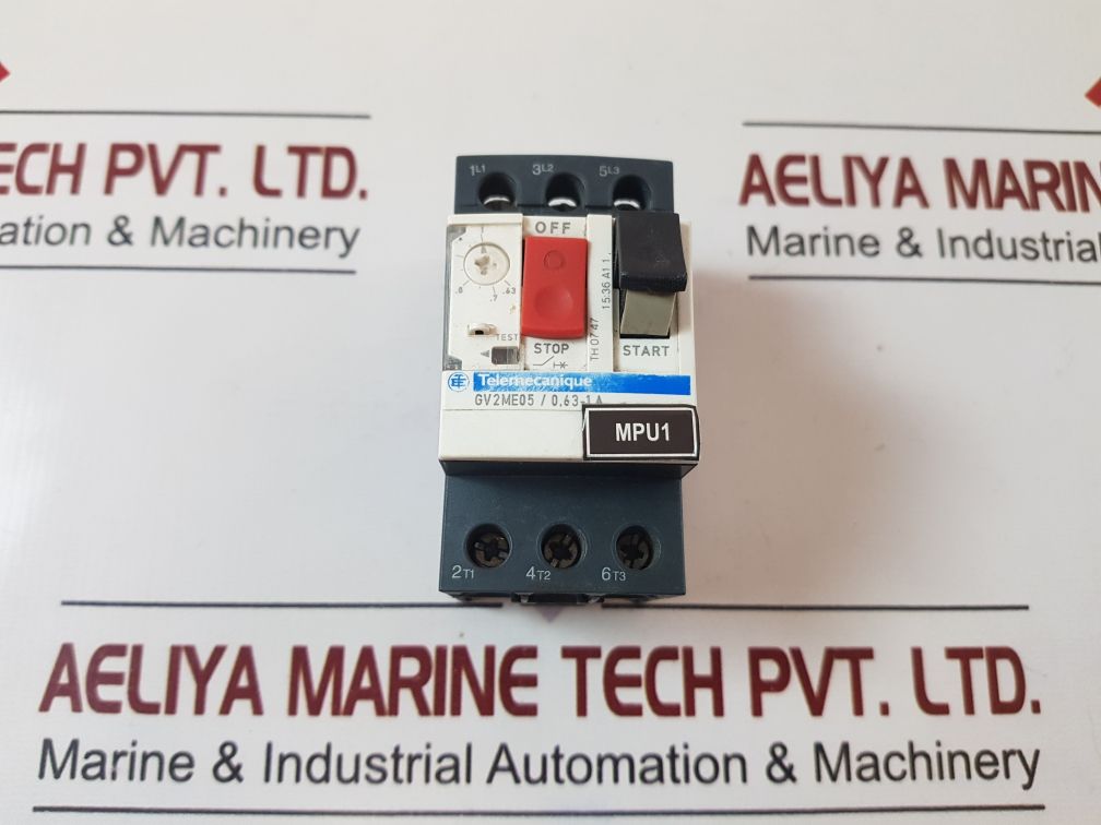 Telemecanique Gv2Me05/0,63-1A Motor Starter Circuit Breaker
