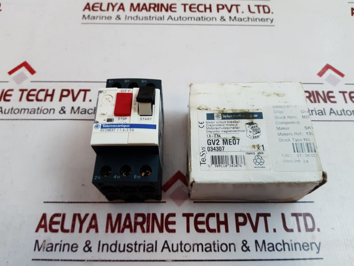 Telemecanique Gv2Me07 Motor Circuit Breaker