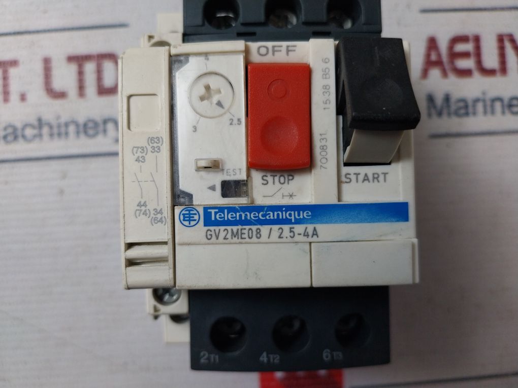 Telemecanique Gv2Me08/2.5-4A Thermal Magnetic Circuit Breaker