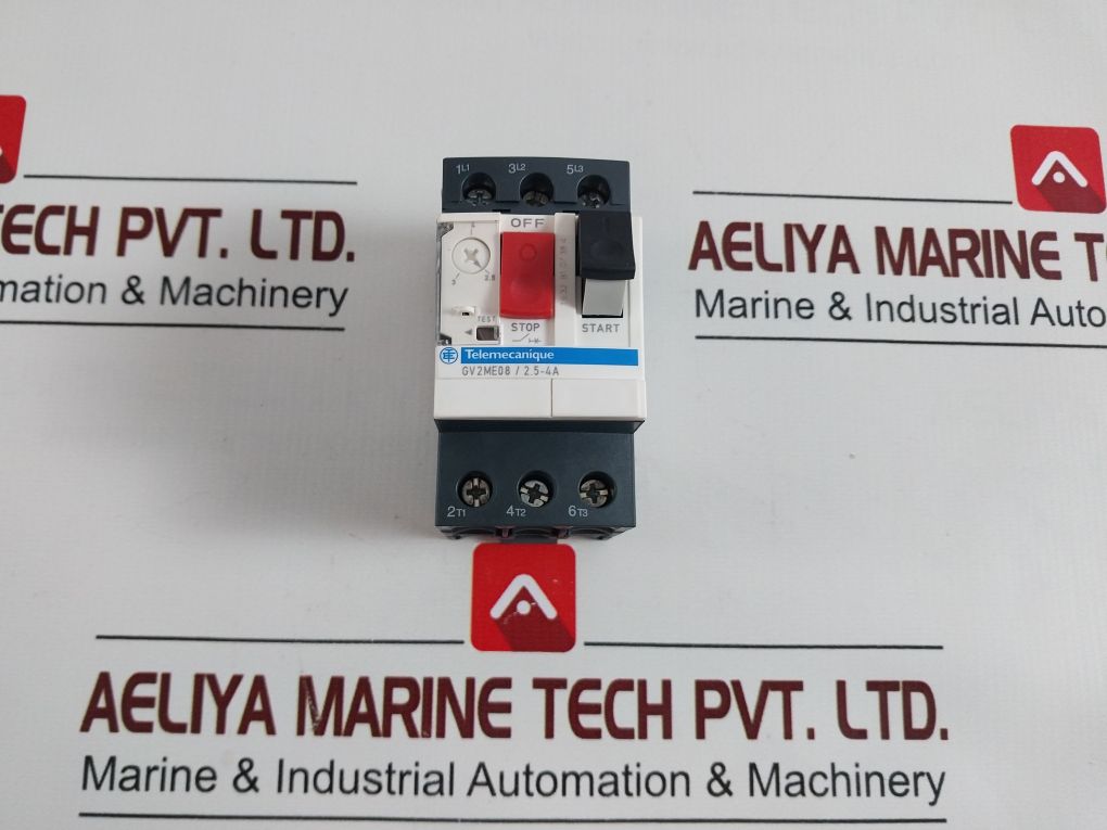 Telemecanique/Schneider Gv2Me08/2.5-4A Motor Circuit Breaker 