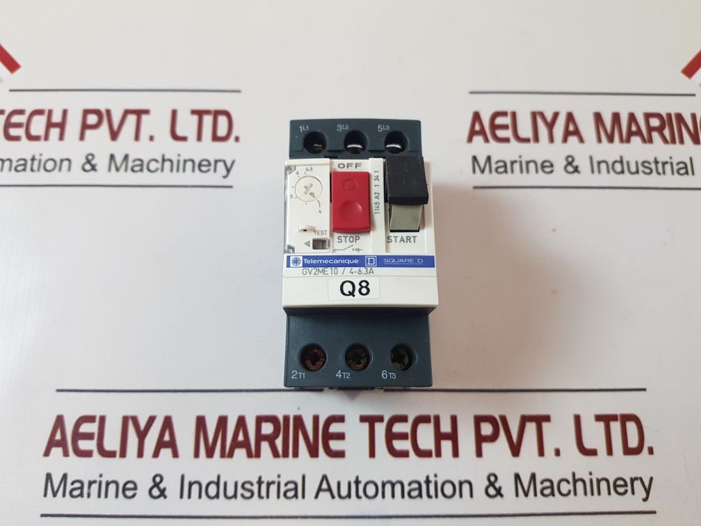 Telemecanique Gv2Me10/4-6.3A Motor Starter Circuit Breaker