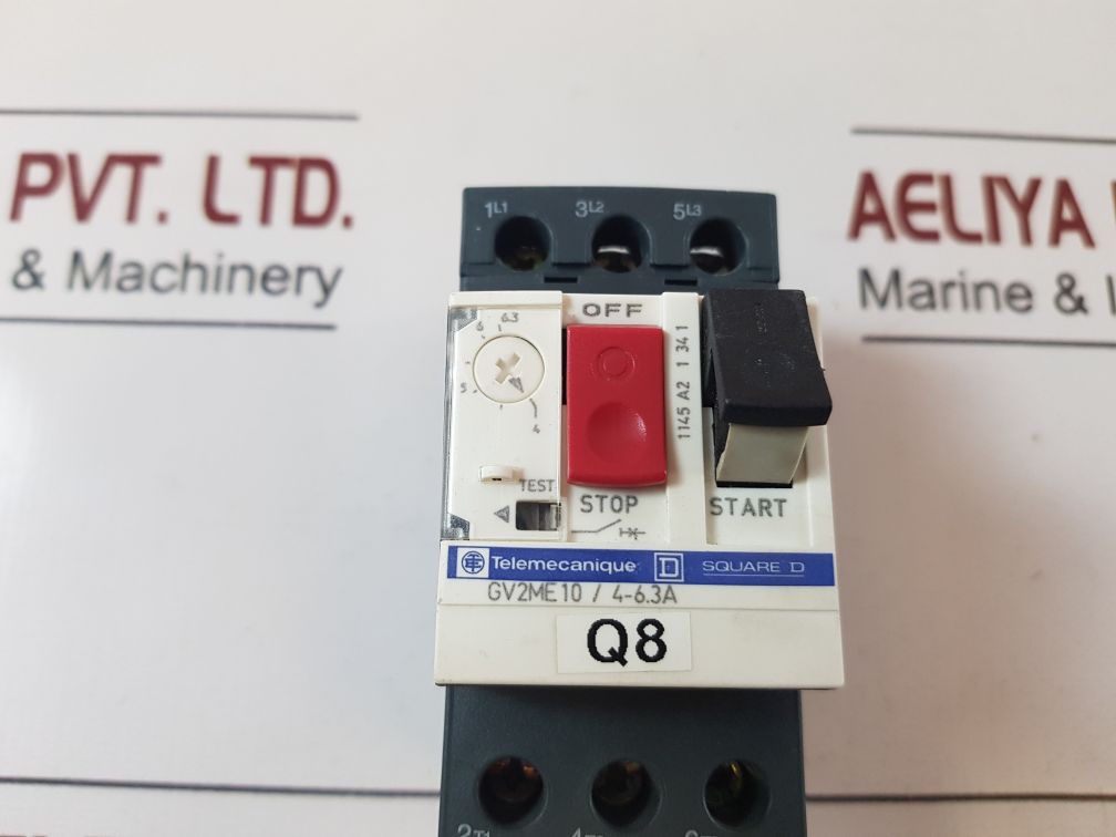 Telemecanique Gv2Me10/4-6.3A Motor Starter Circuit Breaker