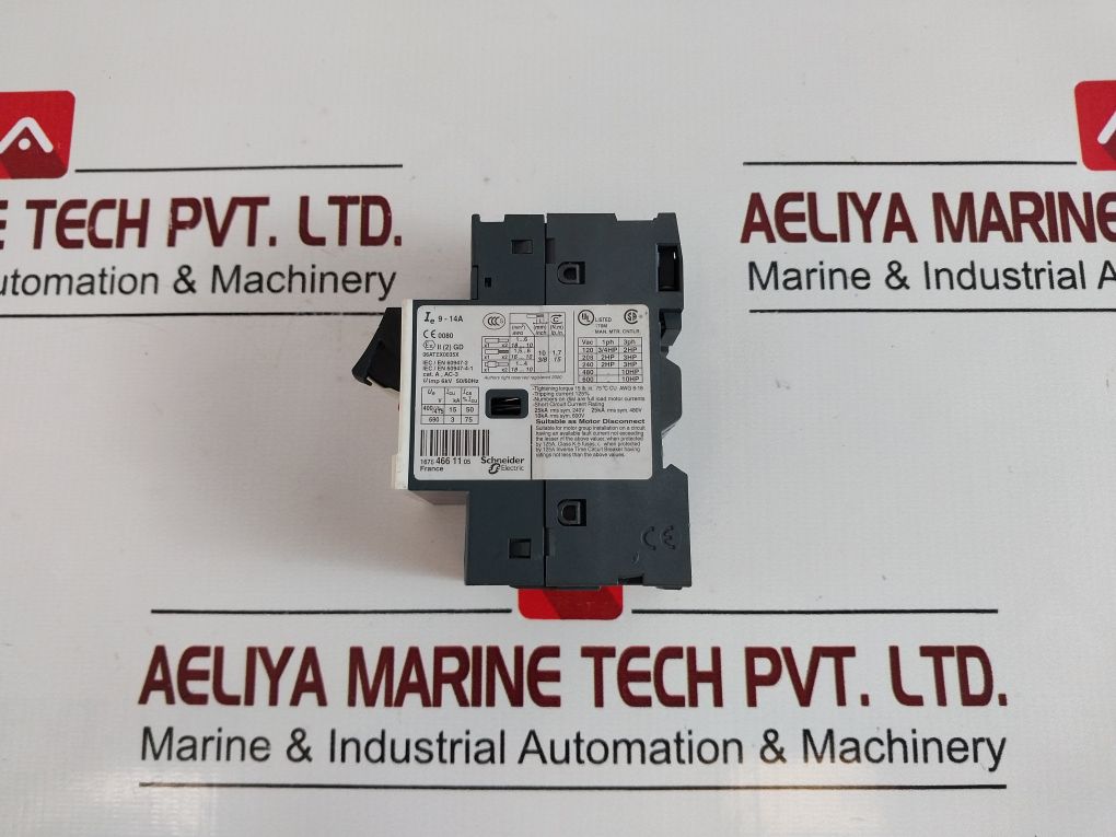 Telemecanique Gv2Me16/9-14A Motor Circuit Breaker 