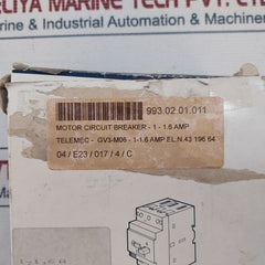Telemecanique Gv3-m06 Motor Circuit Breaker 50/60 Hz