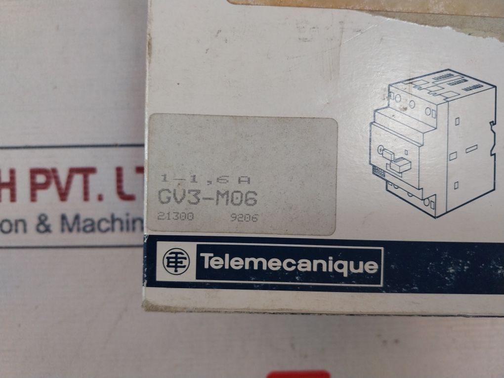 Telemecanique Gv3-m06 Motor Circuit Breaker 50/60 Hz