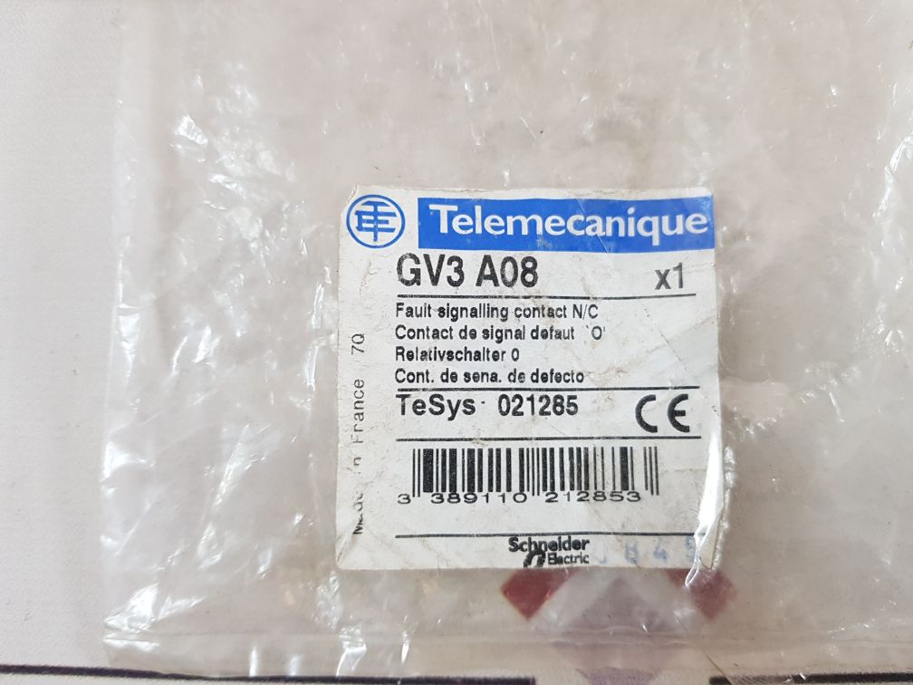 Telemecanique/Schneider Gv3A08 Fault Signalling Contact N/C