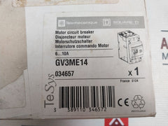 Telemecanique Gv3Me14/6-10A Motor Circuit Breaker