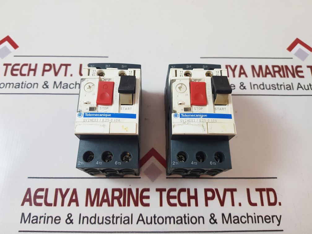 Telemecanique Gv 2 Me03/ 0.25-0.40A Motor Circuit Breaker