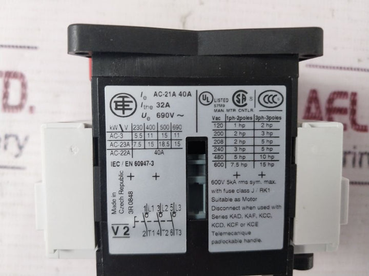Telemecanique Kcf1Pz 3 Pole Isolated Load Break Switch Set