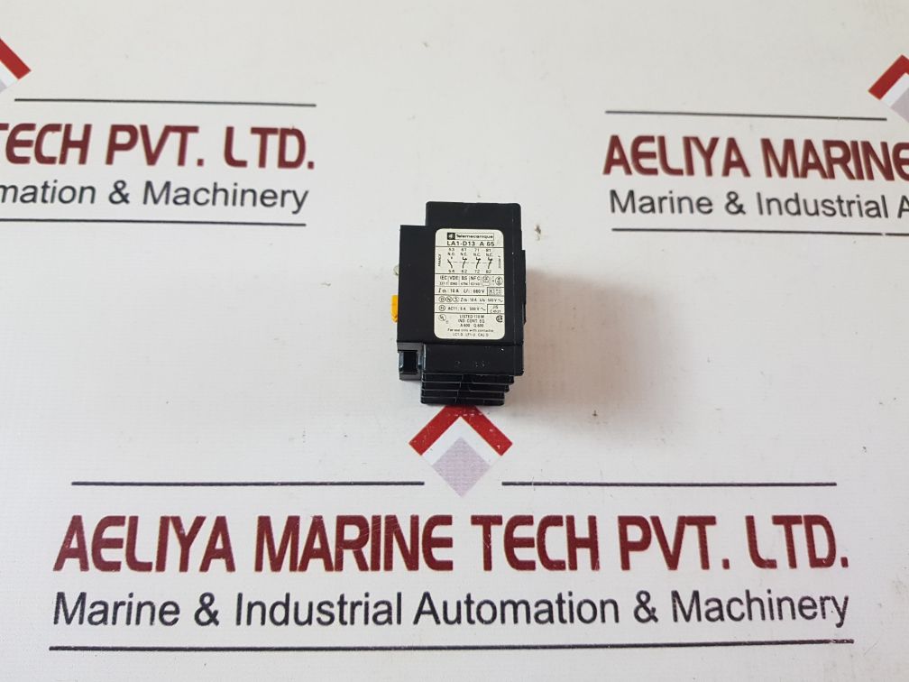 Telemecanique la1-d13 a 65 auxiliary contact block