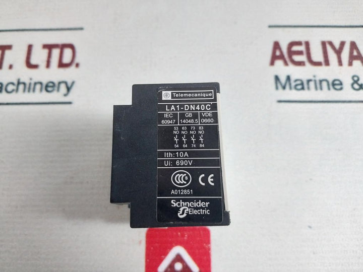Telemecanique/Schneider Electric La1-dn40C Auxiliary Contact Block 10A 690V
