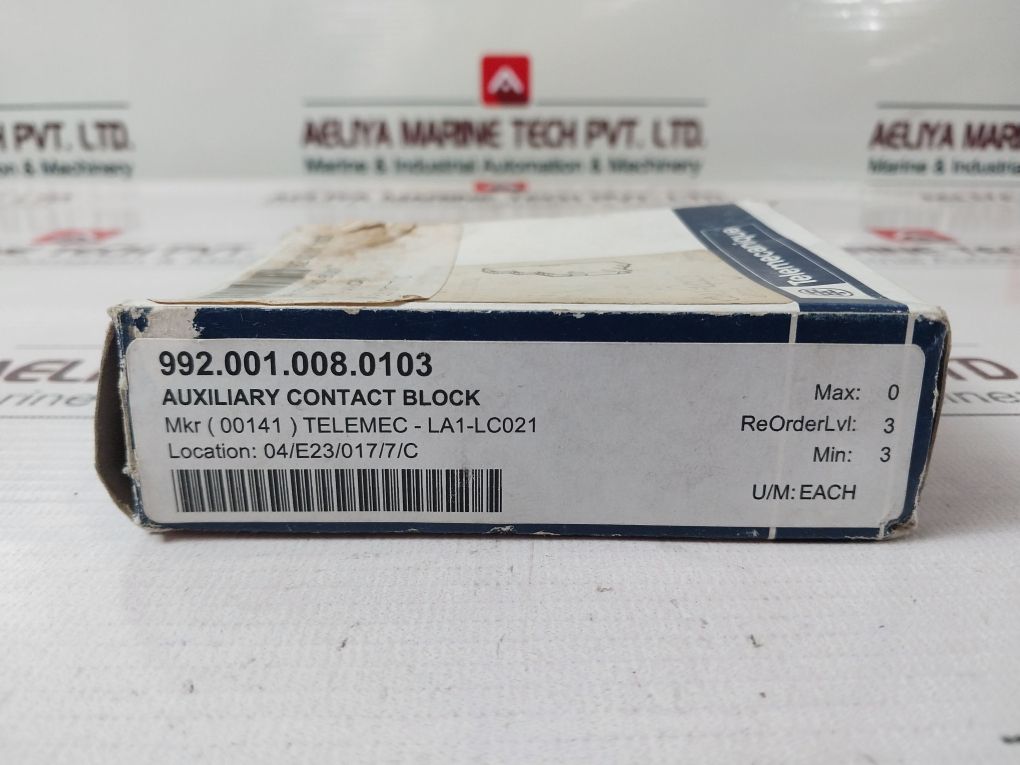 Telemecanique La1-lc021 Auxiliary Contact Block 992.001.008.0103, 660V 6A