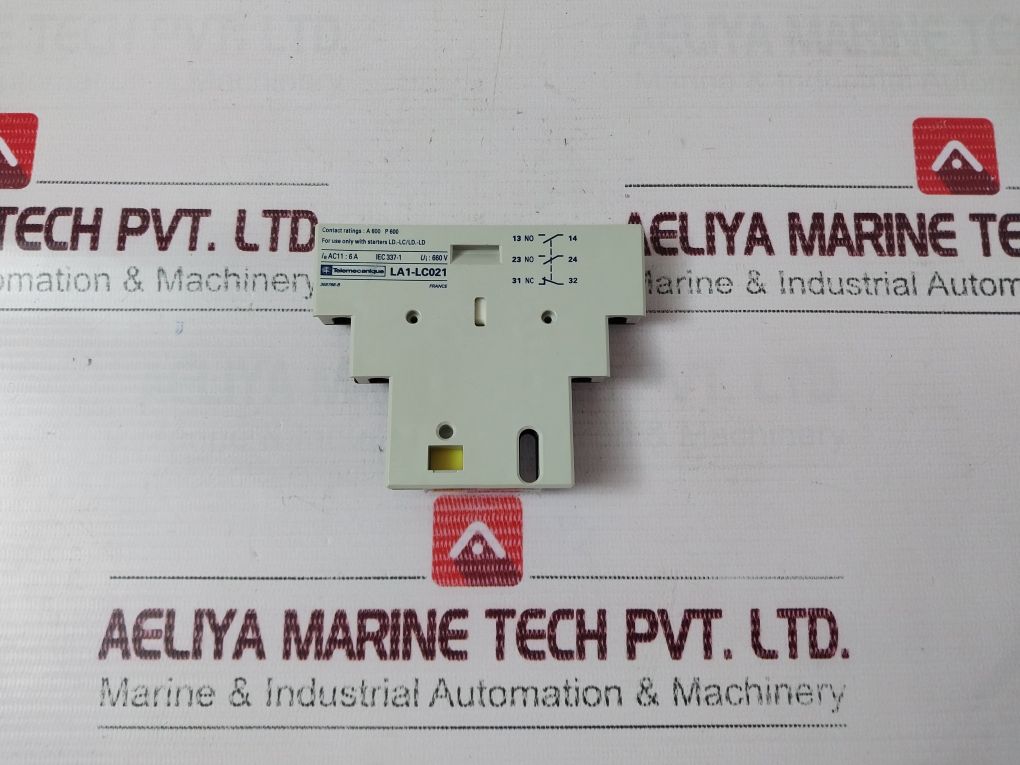 Telemecanique La1-lc021 Auxiliary Contact Block 992.001.008.0103, 660V 6A