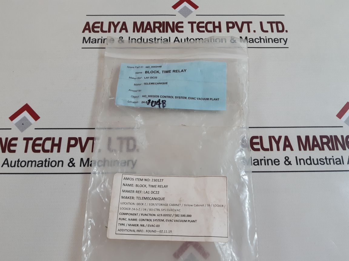 Telemecanique La1 Dc22 Auxiliary Contact Block
