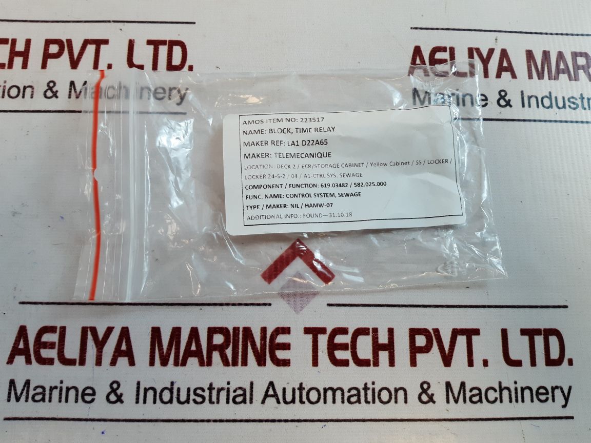 Telemecanique La1 Dc 22 Auxiliary Contact Block