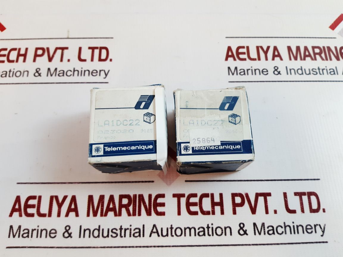 Telemecanique La1 Dc 22 Auxiliary Contact Block