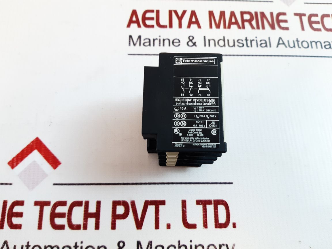 Telemecanique La1 Dc 22 Auxiliary Contact Block