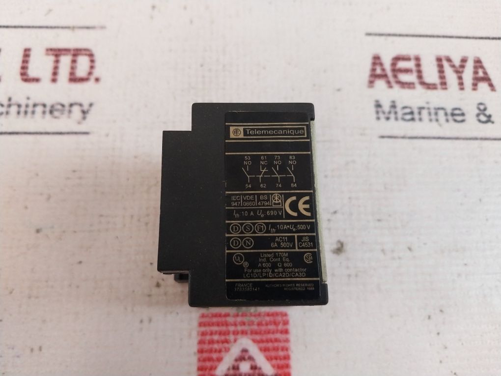 Telemecanique La1 Dn31 Auxiliary Contact Block 500V