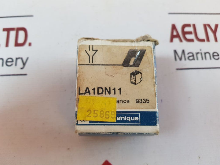 Telemecanique La1 Dn 11 Auxiliary Contact Block 