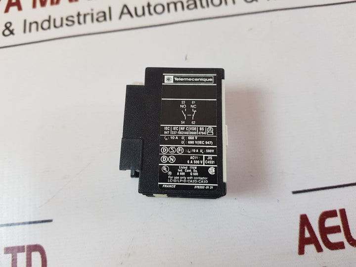 Telemecanique La1 Dn 11 Auxiliary Contact Block 
