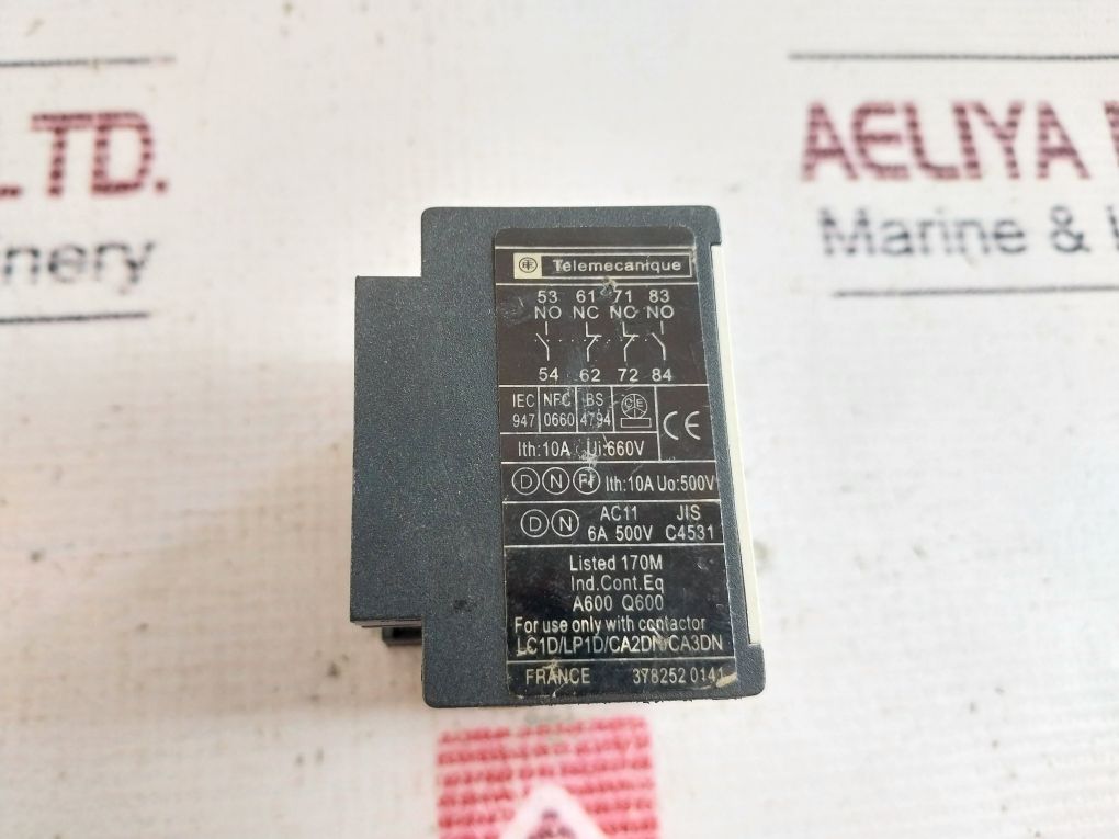 Telemecanique La1 Dn 22 Contact Block