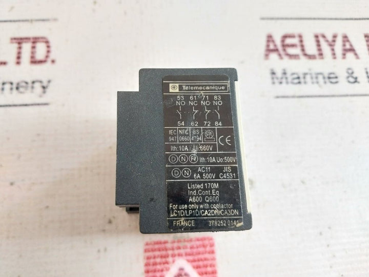 Telemecanique La1 Dn 22 Contact Block