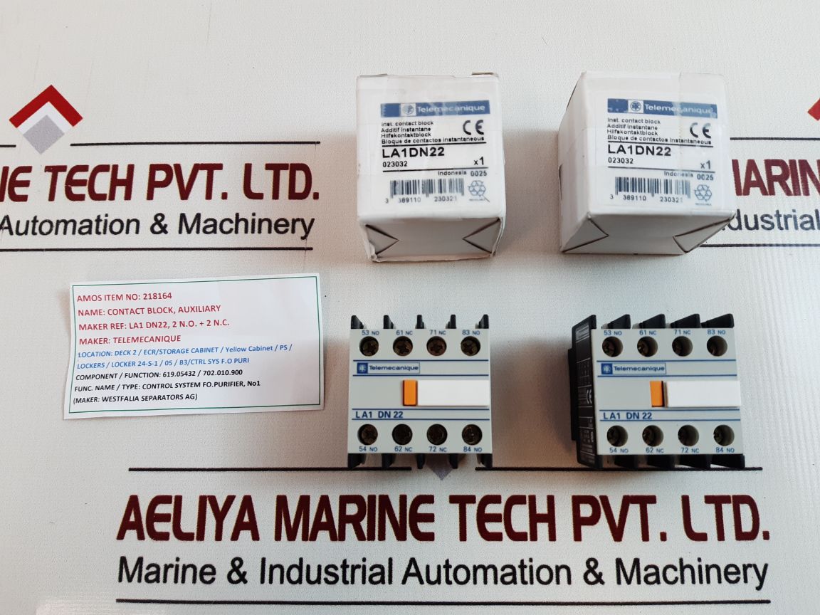 Telemecanique La1 Dn 22 Inst. Contact Block