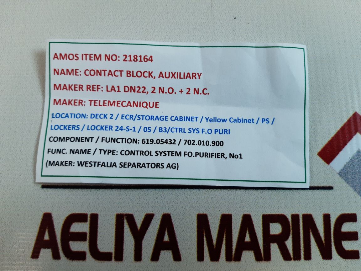 Telemecanique La1 Dn 22 Inst. Contact Block