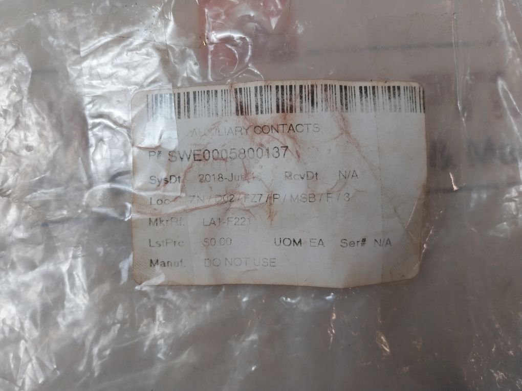 Telemecanique La1 F 221 Auxiliary Contact Block 660V~