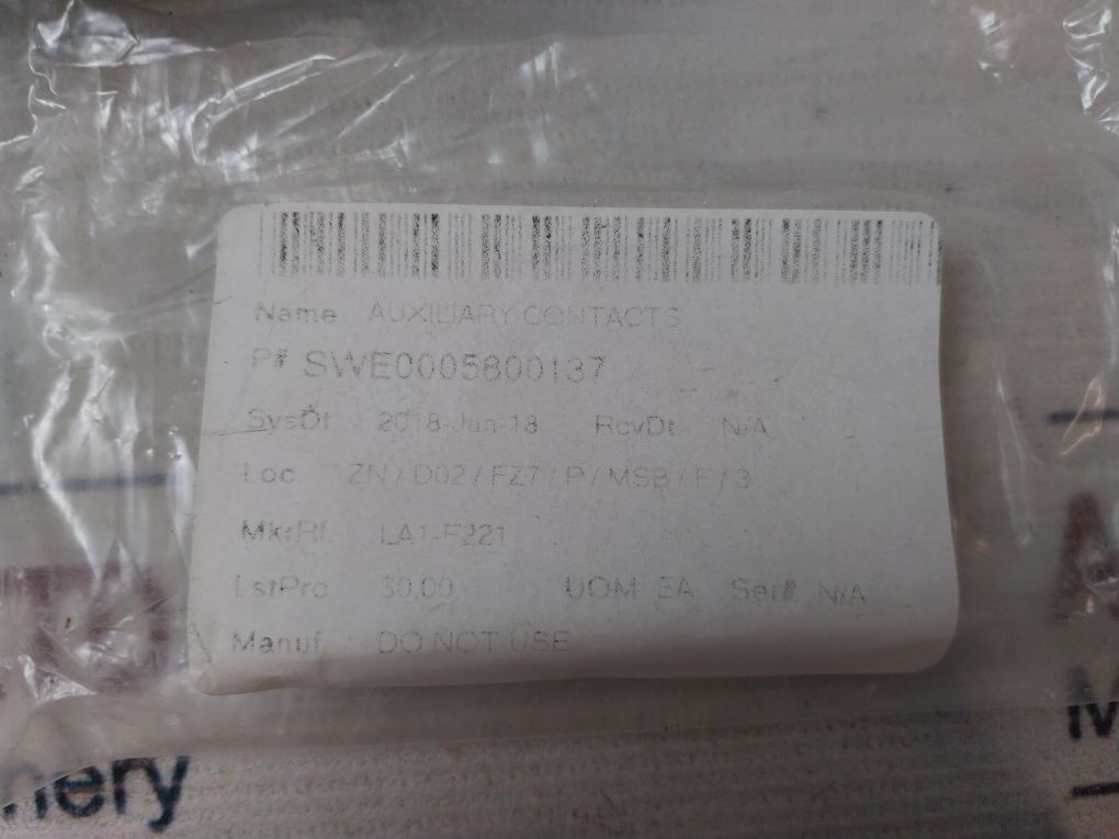 Telemecanique La1 F 221 Auxiliary Contact Block 660V~