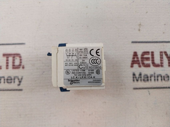 Telemecanique La1Kn22 Auxiliary Contact Block