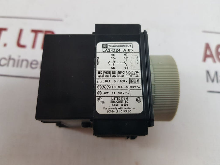 Telemecanique la2-d24 a 65 time delay block