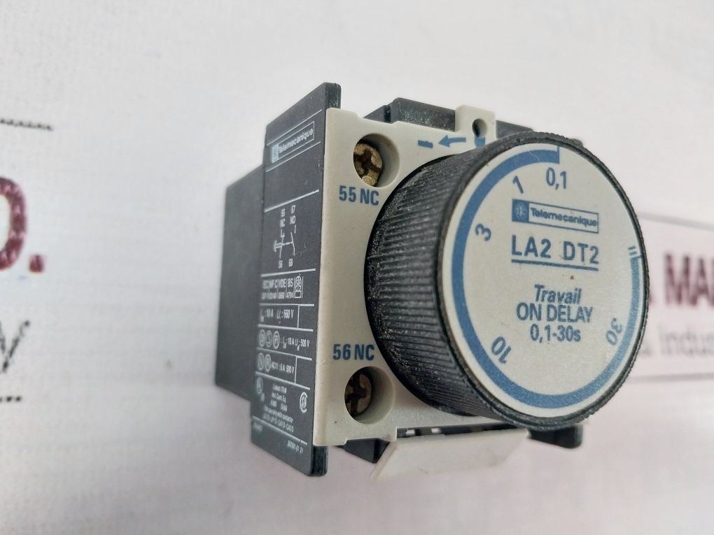 Telemecanique La2 Dt2 Time Delay Block 0.1~30S