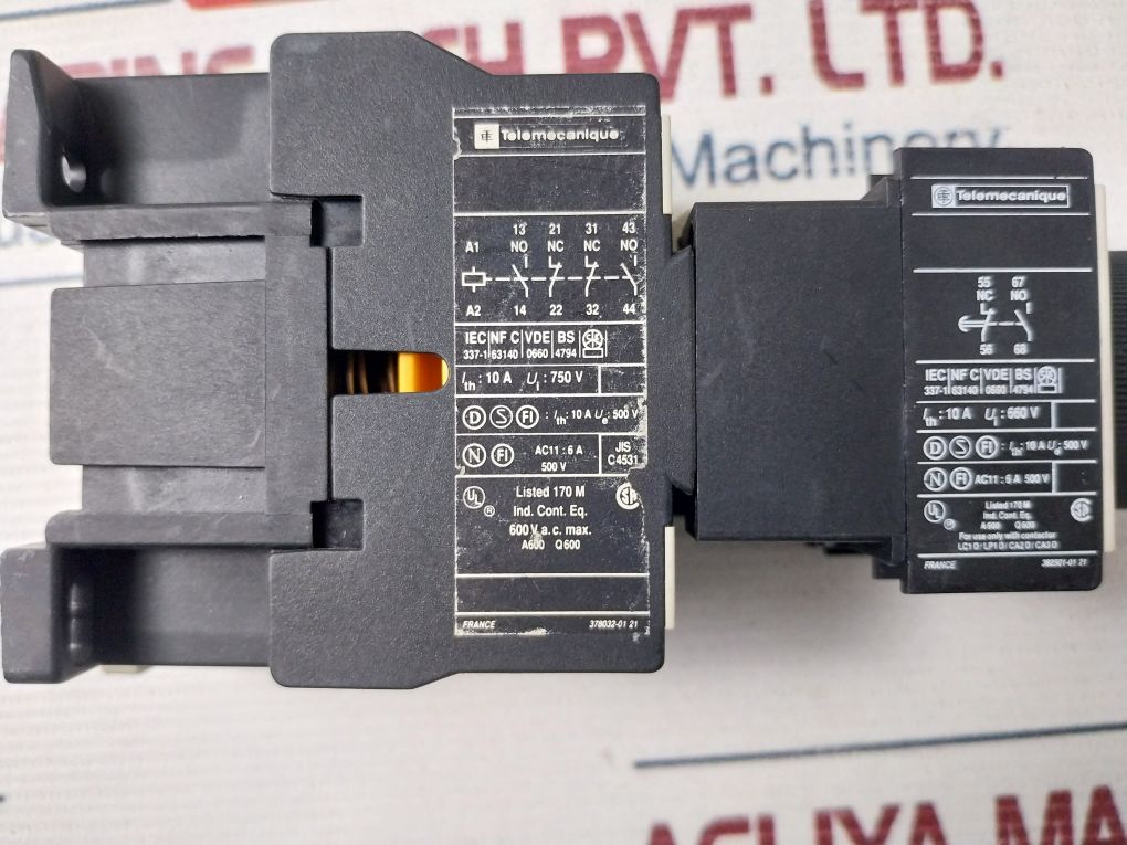 Telemecanique La2 Dt2 Time Delay Contact Block